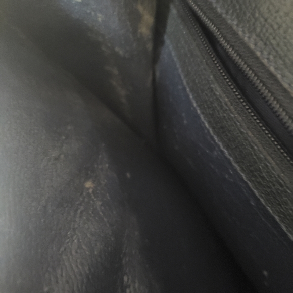 VTG Gucci Navy Monogram Canvas Attache Briefcase - Picture 13 of 14